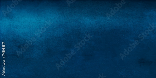 Dark blue vintage grunge wall texture pattern for an aged retro paper design backdrop