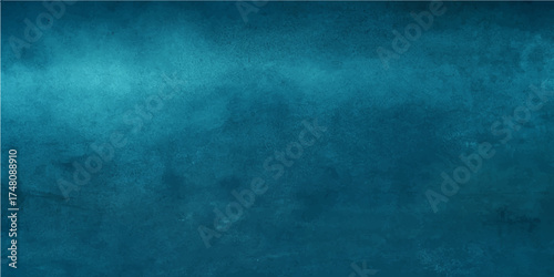 Dark blue grunge wall texture with old vintage paper pattern backdrop