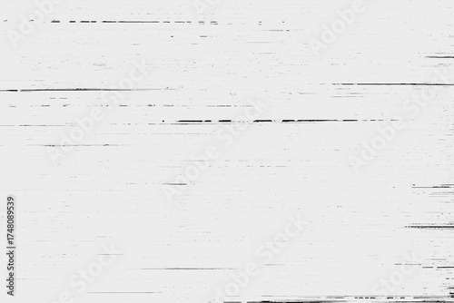 Screen display with small glitch scan lines in black on white abstract background