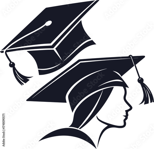graduation cap vector
