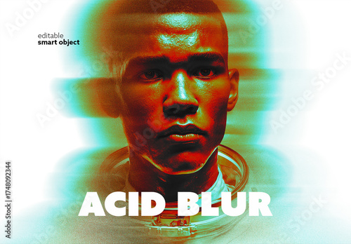 Acid Blur Photo Effect