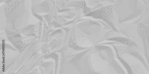 White crumpled paper background texture pattern overlay. wrinkled high resolution arts craft and Seamless white crumpled paper.	
