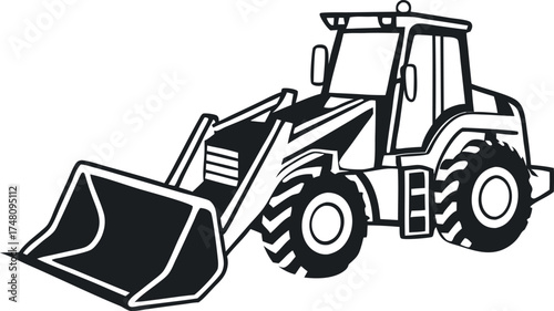 Front Loader Construction Vehicle