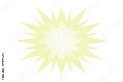 Abstract Halftone Dot Pattern in Black and White