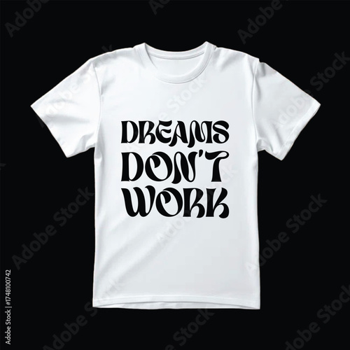 T-shirt text design