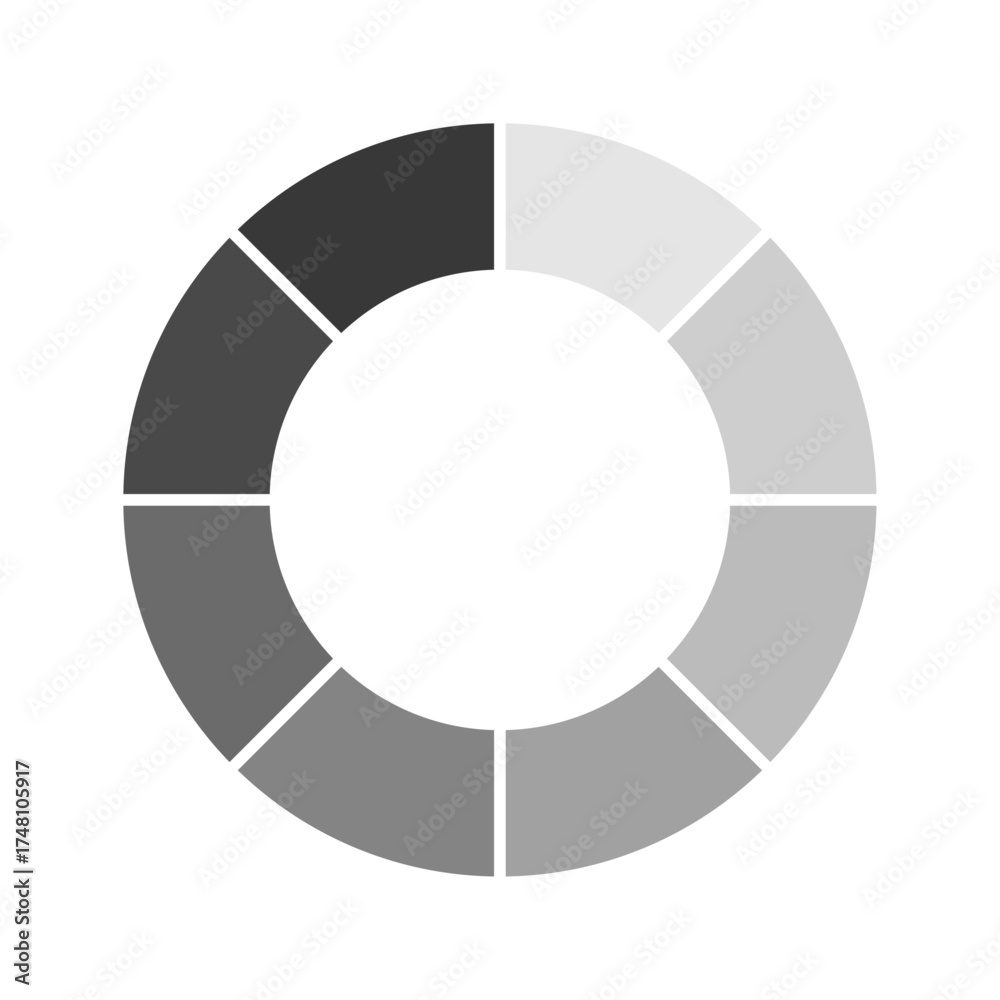 Naklejka premium Circular Loading Spinner Icon Vector Illustration