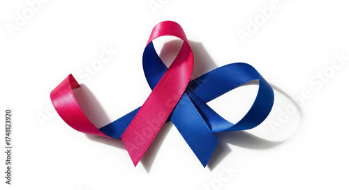 Wallpaper Mural Hope and Support Represented by Pink and Blue Ribbons Torontodigital.ca