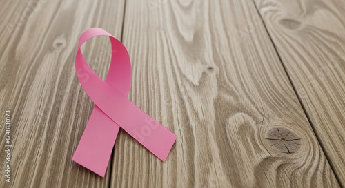 Wallpaper Mural Pink ribbon symbol of breast cancer awareness and support Torontodigital.ca