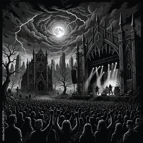 large group of people in a concert hall
