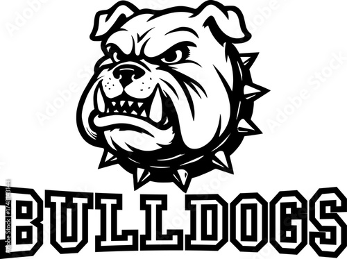 Bulldogs Mascot Adobe Illustrator AI Source File – Fully Editable & Convertible (EPS, SVG, PNG, JPEG, DXF, PDF)
