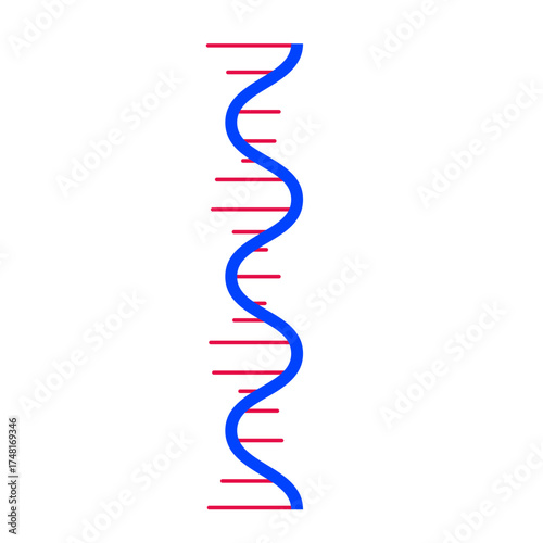 DNA Molecule Strand Graphic