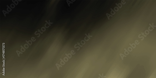Dark abstract background with blurred diagonal streaks of muted olive green and black creating a moody and atmospheric visual effect for design