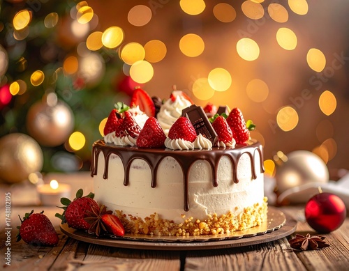 holiday cake Generated image