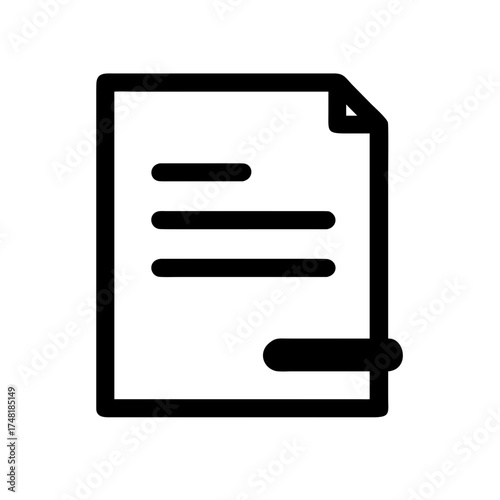 Document with signature icon, representing agreement