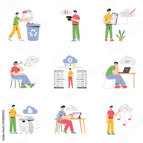 Digital file operations and organization in cloud storage – Set 2