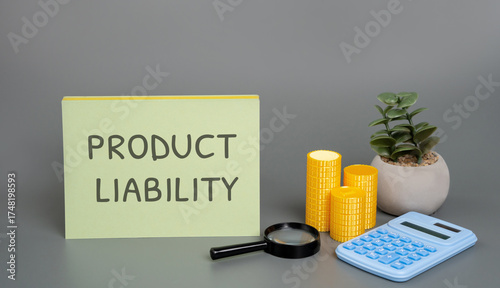 Product liability concept. Legal responsibility of manufacturers, distributors, or sellers for any harm or injury caused by defective or unsafe products, ensuring consumer protection and safety.