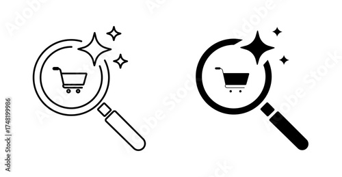 search shopping magically with cart icon