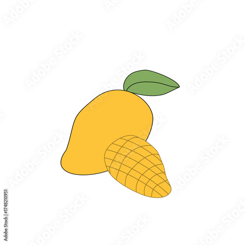 seamless pattern with fruits. Seamless background with fruits.. seamless pattern with fruit. set of fruits. Tropical Essence Fruit Collection. Elegant Exotic Fruits Illustration. 