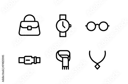 Minimalist line art fashion accessories: timeless icons for modern style enthusiasts