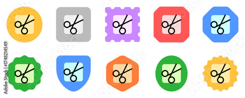 Editable vector scissors cut icon. Part of a big icon set family. Perfect for web and app interfaces, presentations, infographics, etc