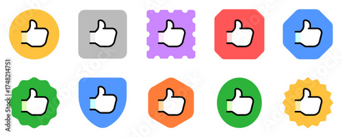 Editable vector like thumb reaction arrow icon. Part of a big icon set family. Perfect for web and app interfaces, presentations, infographics, etc