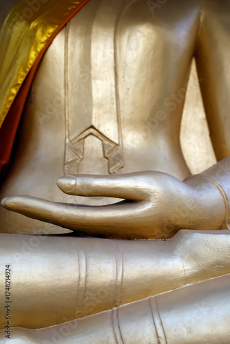 Tableau sur toile Bhumisparsha mudra