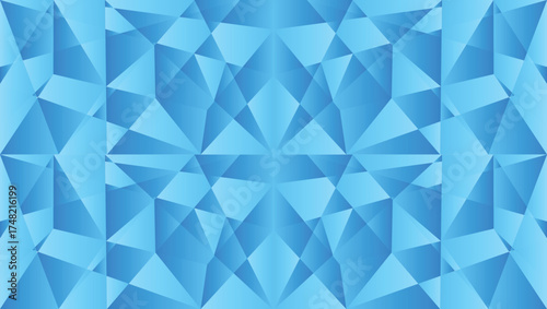Wallpaper Mural blue abstract triangle background image Torontodigital.ca
