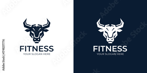 Modern Gym Logo Design for Health and Training