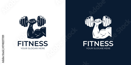 Professional Gym Logo Design for Fitness Branding