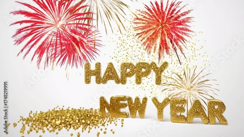 Happy New year celebration 