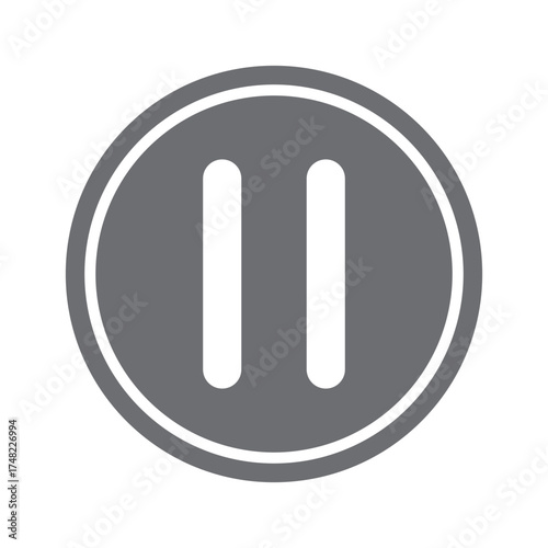 Pause button icon.