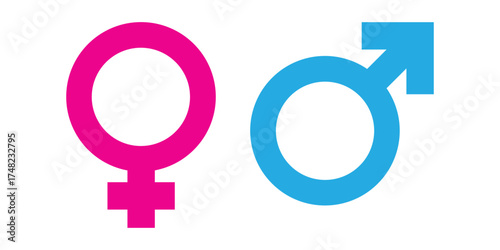 A set of icons indicating gender.