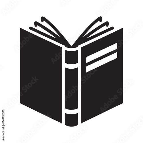 Closed Book Bold Education Solid Icon