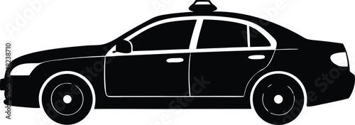  police car illustration, cop vehicle symbol  