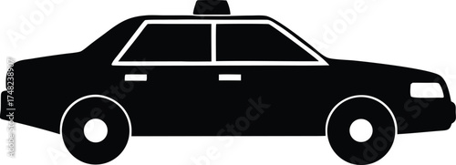  police car vector, law enforcement icon  