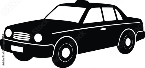  taxi car design, ride vehicle silhouette