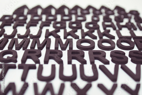Wallpaper Mural Alphabet, lettrage en mousse EVA Torontodigital.ca