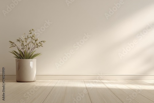 Clean Background for Online Meetings with Greenery	
