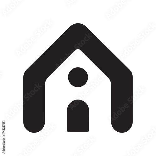 home icon on a white background. vector illustration EPS 10
