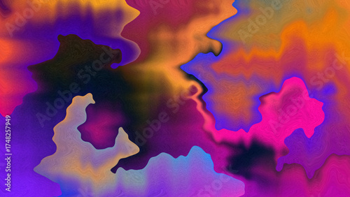 ILLUSTRATION ABSTRACT BACKGROUND ELEGANT GRADIENT MESH BLUE ORANGE PURPLE PINK SMOOTH COLOR WITH GRAINY TEXTURE DESIGN TEMPLATE GOOD FOR MODERN WEBSITE, WALLPAPER, COVER DESIGN 