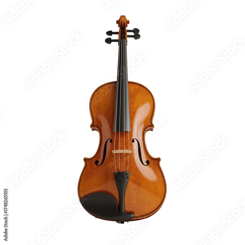 violin isolated on white background