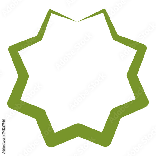 Star shape icon vector symbolizing sodium or salt minerals in nutrition and health balance.