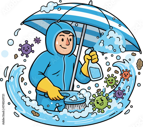 Clean germs