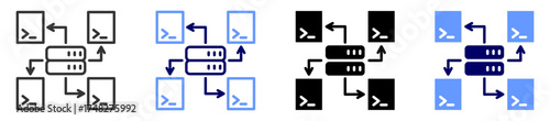 prompt repository icon set multiple style