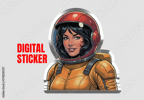 Digital Sticker Photo Effect