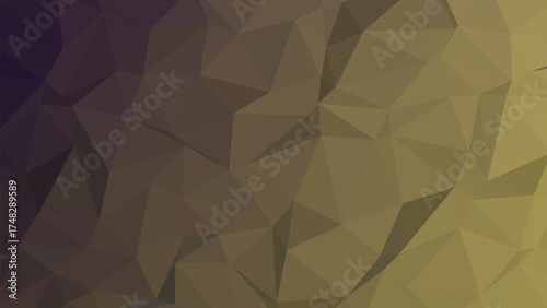 Abstract geometric low poly design with vibrant color gradients and sharp edges