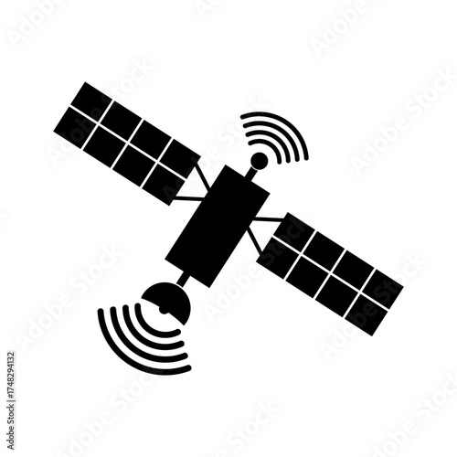 satellite illustration design