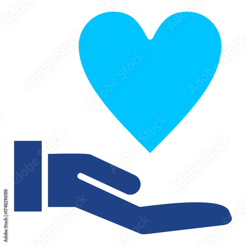 Charity Simple Vector Icon Collection