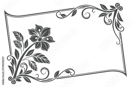 Vintage Blank Ribbon Banners Vector Silhouette – Retro Decorative Label and Scroll Design Elements