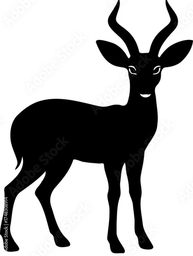 deer silhouette vector